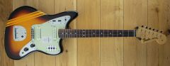 Fender Made in Japan Traditional 2025 Collection, 60s Jaguar Competition 3-Color Sunburst / Aged Natural JD25003042