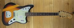 Fender Made in Japan Traditional 2025 Collection, 60s Jaguar Competition 3-Color Sunburst / Aged Natural JD25003060