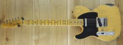 Fender Custom Shop 52 Tele Relic Butterscotch Blonde Large C Neck, Left Handed R110822