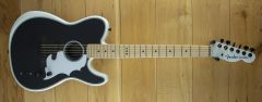 Fender Jack White Triplesonic Acoustasonic Tele Satin White Black Top JWA25032