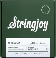 Stringjoy Broadways 9-40 Pure Nickel Super Light Gauge