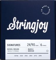Stringjoy Signatures Bass VI 24-90 Medium Gauge
