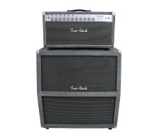 Two Rock Silver Sterling Signature 150w Head and 412 Cab, Dark Grey Suede