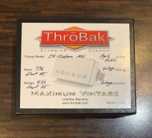 ThroBak ER-Custom MXV P.A.F. Humbucker Pickup Set Aged Nickel