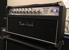 Two Rock Classic Reverb Signature Head 100/50 Sliver Front Panel 